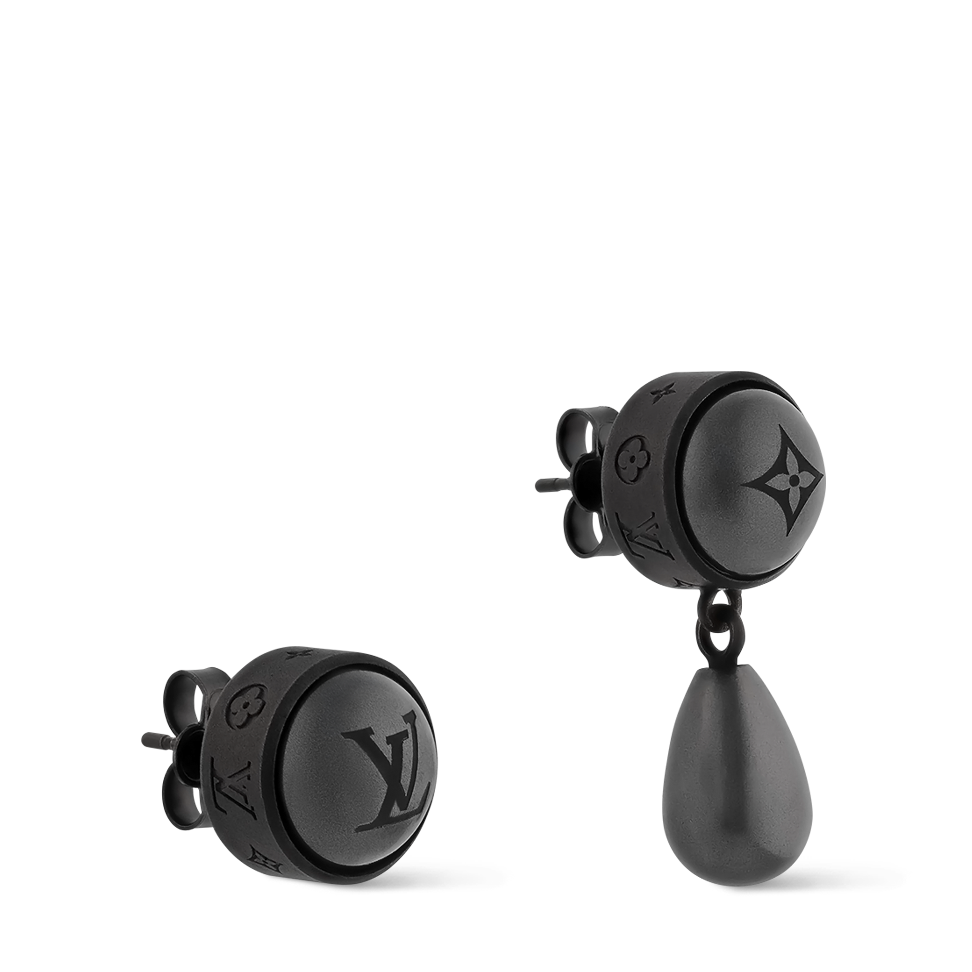 アクセサリー Louis Vuitton Kit Boucle Bubble Earrings Louis Vuitton Earrings Color Gold Pink Monogram Kit Boucle